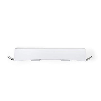 Better Living Clever Flip Shower Shelf, Basket or Shelf, Wall Mounted Shower Caddy Organizer with Removable Hooks, Multi-Purpose, No Drilling Adhesive, 16.88" x 4" x 2.88", White - color: White/Chrome, style: Flip Shower Shelf