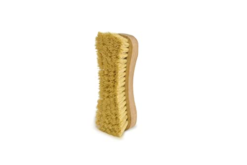 All-Natural Wooden Scrub Brush Set – 12 Pack | Tampico Bristle Scrub Brushes for Cleaning | Soft Floor Scrubber for Tile, Grout, Bathroom, Kitchen & Delicate Surfaces | Commercial Cleaning Supply