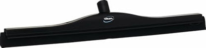 Vikan 77549 Squeegee,Fixed Head,Floor,24",PP/RB,Black - color: Black, size: 7754