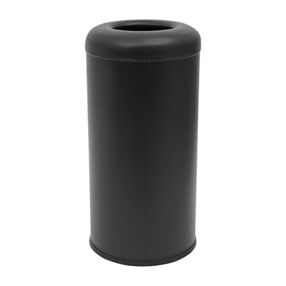 15.5 Gallon Trash Can Open Top, Stainless Steel Garbage Can, Heavy Duty Commercial Round Trash Bin, Industrial Waste Basket Container, Metal Garbage Cans for Restaurant, Kitchen, Office