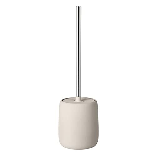 blomus Toilet Brush, Ceramic, Plastic, Silicone, H 39 cm, Ø 11 cm - color: Moonbeam