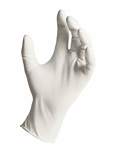 Curad Comfort Wear Latex Exam Gloves, Powder-Free, One Size Fits Most, 50 Count - size: 1 Box (50 Count)