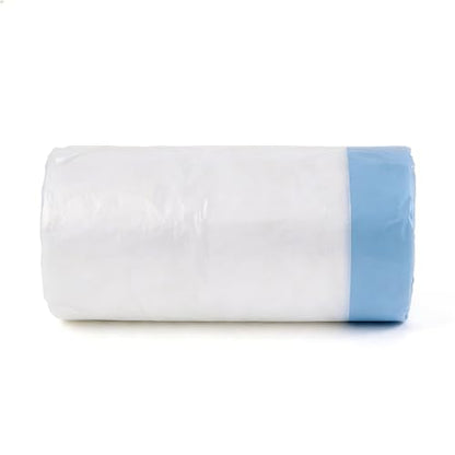 Large Drawstring Trash Bags for Home Kitchen Bathroom 17.7x19.7in 1 Rolls 30pcs Each Milky White - color: Gray