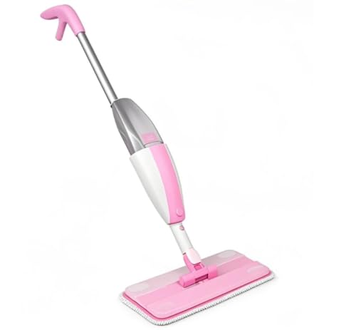 Kids Spray Mop,Fun & Functional Toddler Cleaning Set,Real Working Mop for Floors,Pretend Play – Includes Spray Bottle, 2 Washable Microfiber Pads, Montessori Kids Cleaning Toy Set -Pink - size: Spray Mop, style: Pink
