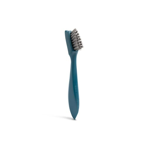 Full Circle Clean Ocean Small Grout Brush, Tough Bristles, Cleans Crevices, Sustainably Made 100% From Recycled Ghost Fishing Nets, Safe for Nonstick - size: Grout Brush