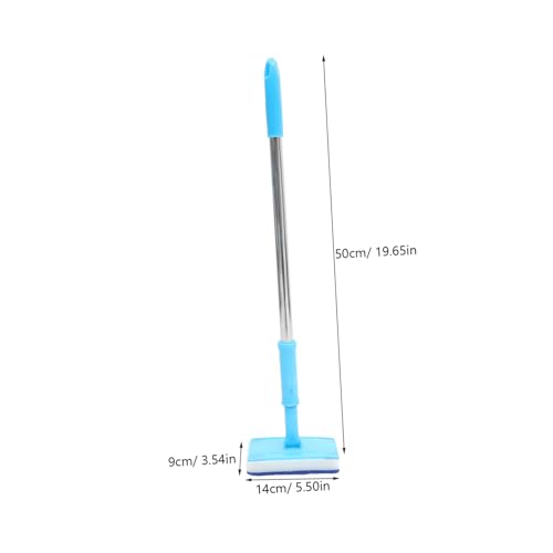 balacoo Adjustable Long Handle Aquarium Cleaning Brush Durable Fish Tank Cleaning Tool for Glass Surfaces Environmental Friendly Brush for Easy Aquarium Maintenance