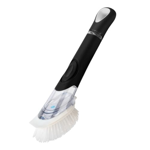 CELOX Dish Brush with Soap Dispenser, Kitchen Brush for Pans, Dishes