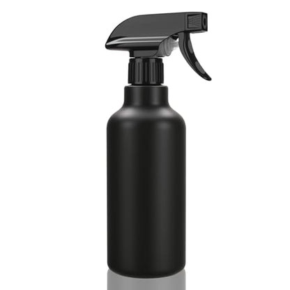 Spray Bottles Plastic Spray Bottle for Hair Mist/Stream Heavy Duty Empty Spray Bottles for Cleaning Solutions, Plants, Cooking (16.9oz-Black) - color: 16.9oz-Black