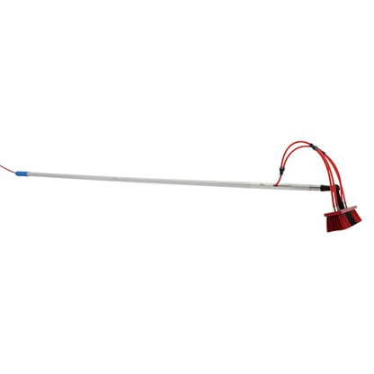 19.69 FT Solar Panel Cleaning Kit, Window Cleaning System, 20M Hose & BrushHead, Washing Equipment Window Cleaner Tool Water Fed Pole Kit for Roof Caravan Solar Panel - size: 6m/19.69ft