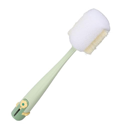 RiToEasysports Bottle Brush 5 in 1 Water Bottle Cleaner Brush with PP ABS Nylon Silicone and 304 Stainless Steel, Crevice Sponge U Shape Straw Brushes with Stand Base for Cups Lids (Green) - color: Green
