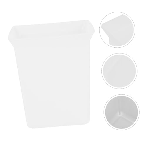 Portable Plastic Cleaning Supplies Organizer Basket Compact Utility Caddy for Hotel Household Easy to Clean Spacious Design Convenient Carry White - color: White