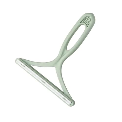 Pet Hair Remover Carpet Scraper - Lint Remover Tool with Two Way Edge for Sofa Coat Rug Bedding Furniture 1Pack(Light Green) - color: Light green