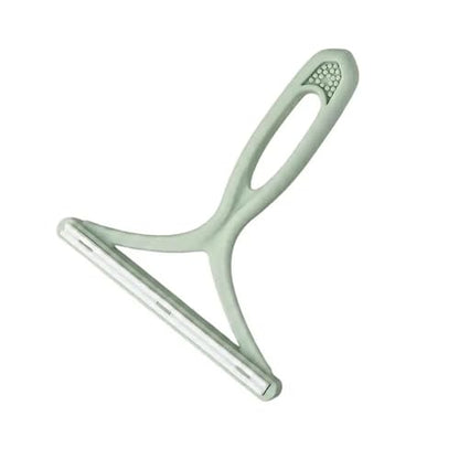 Pet Hair Remover Carpet Scraper - Lint Remover Tool with Two Way Edge for Sofa Coat Rug Bedding Furniture 1Pack(Light Green) - color: Light green
