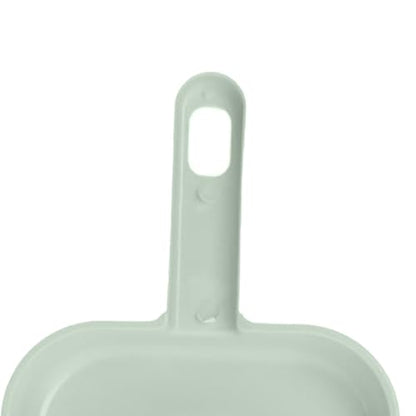 Generic Small Broom and Dustpan Set Plastic Mini Hand Broom Dustpan 2PCS for Desktop Keyboard Table Lightweight Design for Office Home School (Green) - color: Green