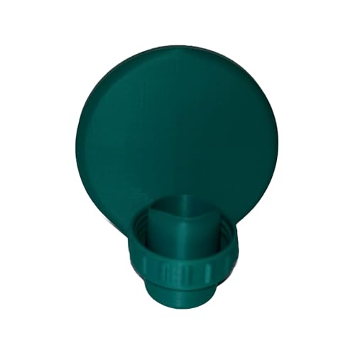 Laundry Detergent Cap Holder with Drip Return – No-Mess Cup Rest for Large Detergent Bottles – Saves Detergent & Money (Green - Tide, Gain, Downy)