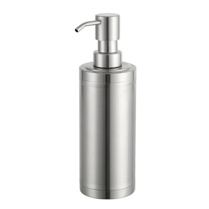 GAPPO Brushed Nickel Soap Dispenser Stainless Steel Metal Pump Hand Lotion Bottle for Bathroom, Bedroom and Kitchen(300ML/10.15Ounce)