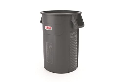 Suncast Commercial Products 44 Gallon Utility Trash Can - color: Gray, size: 44 Gallon