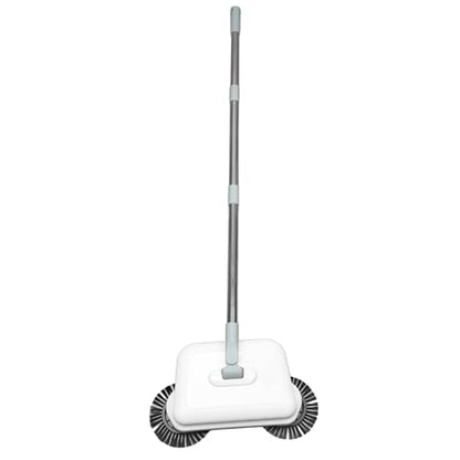 Carpet Sweeper Handheld Sweeper 2 in Hand Push for Hardwood Tile Floors 360 Rotating Manual Wet Dry Mop Lightweight Quiet Sweeping Ideal for Quick