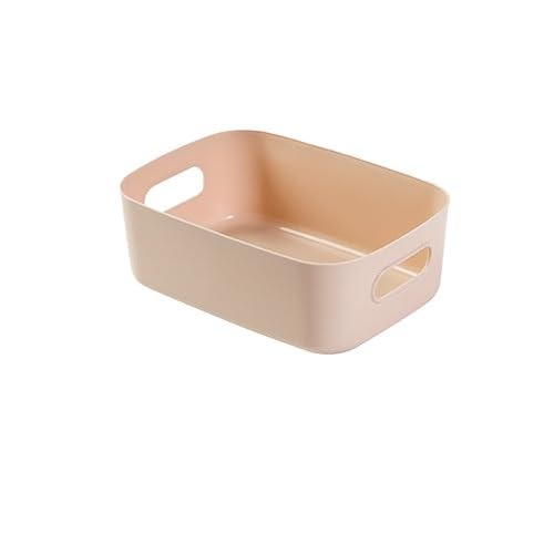 Plastic Storage Bins and Baskets for Efficient Home Classroom Organization Plastic Storage Container Under Bed,Under Sink Bathroom Organizer (Small pink) - style: Small pink