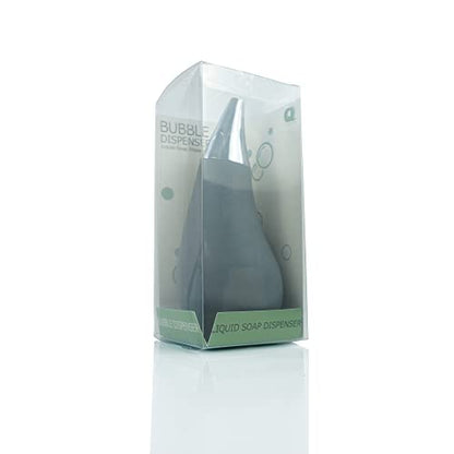 Kitchen Bathroom Counter top Squeezable Soap Dispensers Tear Drop Shape Bottle (Gray, ~7oz) - color: Gray, size: ~7oz