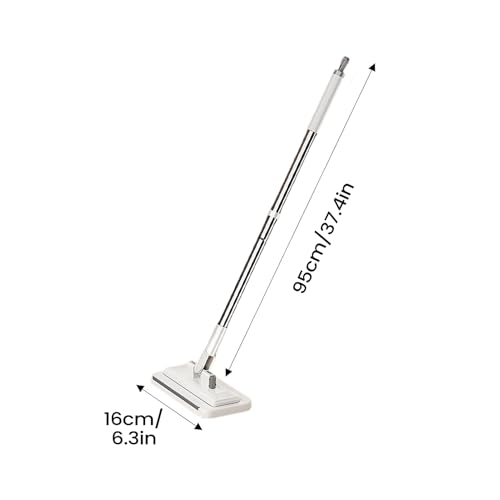 Zero Touch Mini Mop - Clip Style Wet Dry Floor Cleaner, Hand Free Cleaning Device, Lightweight Maintenance Tool | Room Hardwood Tile Laminate for Room Hardwood Tile Laminate - color: 95cm