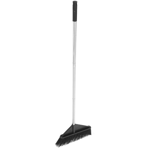 Stiff Bristle Wide Push Broom with Long Handle for Yard, Home, and Warehouse Cleaning – Heavy Duty Concrete Sweeper for Outdoor and Indoor Use Style
