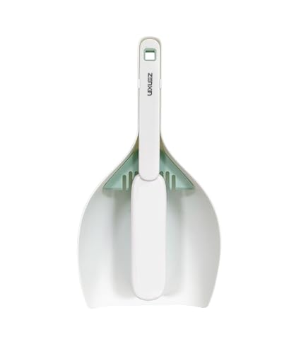 Small Hand Broom and Dustpan Set, Thick Stiff Brush Bristle, Little Dust Pan with Lint Removal Teeth,11", Portable, Compact