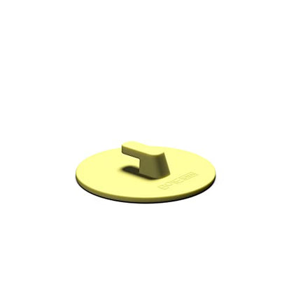 Boie USA Bathroom Hook - for Hanging Shower or Bathroom Tools Like Loofahs and Scrubbers. Shower Hook for Loofah, Wash Cloths, and All Bath Tools. Easy to Remove (Yellow) - color: Yellow