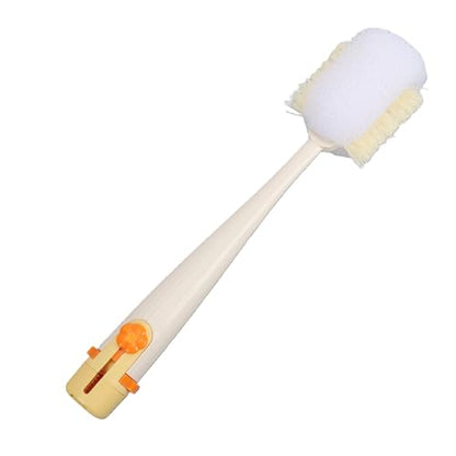 RiToEasysports Bottle Brush 5 in 1 Water Bottle Cleaner Brush with PP ABS Nylon Silicone and 304 Stainless Steel, Crevice Sponge U Shape Straw Brushes with Stand Base for Cups Lids (White) - color: White