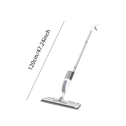 Spray Mop, Dry Wet Tools, 47.24 Inches Washable Pad Design, Home Cleaning Aid, Lifestyle Gadgets for Kitchen Tile, Laminate, Apartment, Bathroom, Floor Accessory for Daily Use and Dormitories Usage