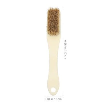 Balacoo 6pcs Mini Crevice Cleaning Brush Set Hard Bristle Rust Removal Brush for Household Grooves, Door Tracks, Bathroom Tiles, and Cooking Area Edges