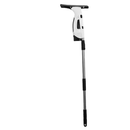Garosa Cordless Window Vacuum Cleaner, 11 Inch Silicone Vane/Wing with 1.2KPa Suction Power for StreakFree Cleaning on Mirrors and Shower Glass