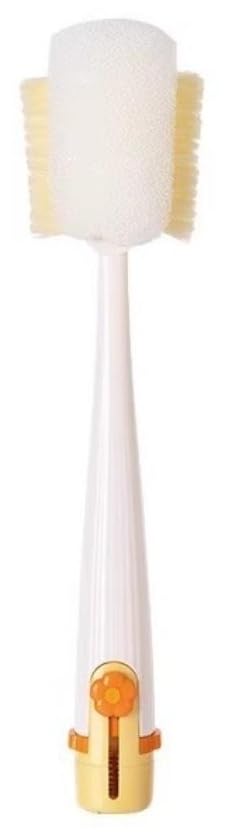 5 in 1 Bottle Cleaning Brush Set, Multifunctional Cup Cleaner for Baby Bottles, Drinking Cups & Straws, Modular & Detachable Design with Long Handle, Easy Rinsing (White) - color: White