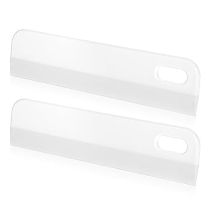 Mini Squeegee for Car, 2 PCS Small Sink Squeegees Soft Rubber Squeegee Multi-Purpose Window Scrubber Cleaning Squeegees Tool for Kitchen Countertops, Car Windshield, Bathroom, White