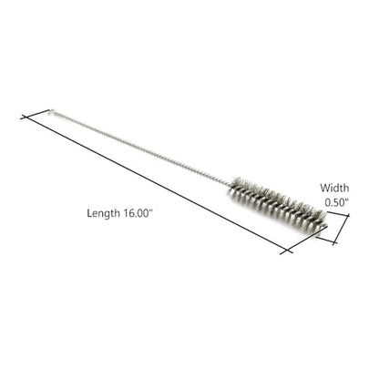 Superior Pads and Abrasives S1609 1/2 Inch x 16 Inch Stainless Steel Tube Brush