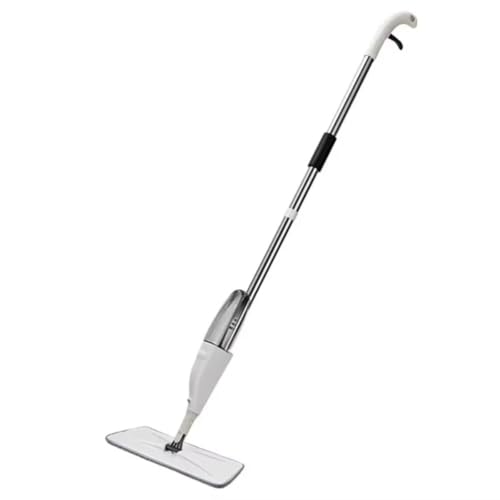 Floor Spray Mop - Reusable Fiber Cleaning System, Suitable for Tiles and Hardwood