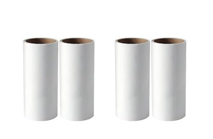Lint Roller Extra Sticky PET Lint Roller - Cat Hair Remover & Dog Fur Remover，Lint Roller for Pet Hair - Sticky Rolls (1 Roller+1 Refills) - color: White Roll