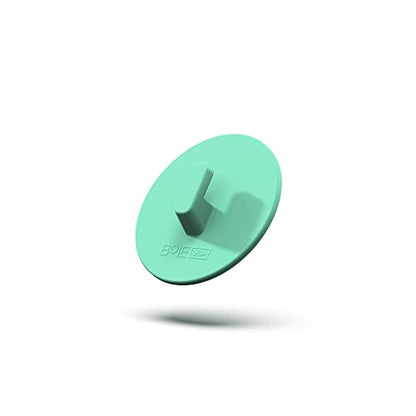 Boie USA Bathroom Hook - for Hanging Shower or Bathroom Tools Like Loofahs and Scrubbers. Shower Hook for Loofah, Wash Cloths, and All Bath Tools. Easy to Remove (Mint) - color: Mint