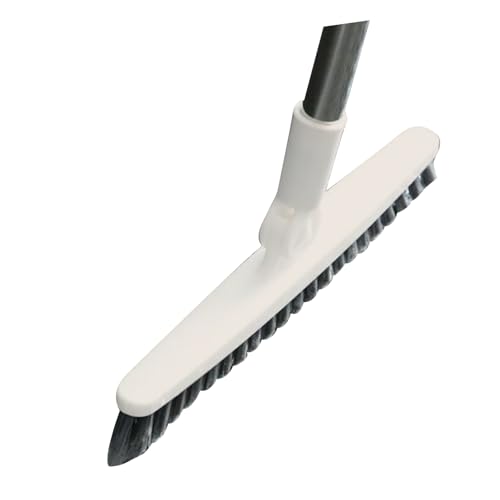 Aramox Long Handle Crevice Brush, Thoroughly Floors and Tile Grout, Effectively Remove, Easy to Hard to Corners and Drains, with Sturdy Plastic, for Bathrooms Kitchens and Toilets (Beige 88.5cm) - size: Beige 88.5cm