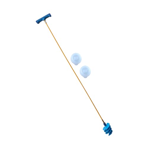 Drain Cleaining Tool for Sinks - Sink Drain Cleaner Helps Clear Clogs, Hair, Buildup, Sludge, Gunk - Better, Safer, Cleaner Unclogger than Chemicals, Liquids, Bladders, Barbed Tools, and Snakes