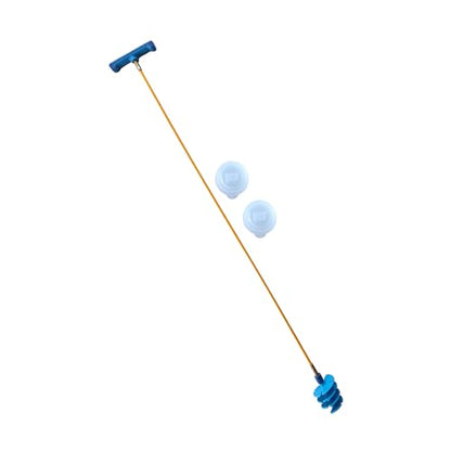 Drain Cleaining Tool for Sinks - Sink Drain Cleaner Helps Clear Clogs, Hair, Buildup, Sludge, Gunk - Better, Safer, Cleaner Unclogger than Chemicals, Liquids, Bladders, Barbed Tools, and Snakes