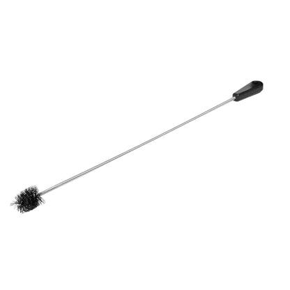 SONGSUN Flexible Drain Cleaning Brush, Nylon Elastic Hose Pipe Cleaning Brush Long Sink Snake Drain Tool, 22-inches Long Drain, Sink Clog Remover Brush for Long Tube and Cylinder Brush Cleaning,Black