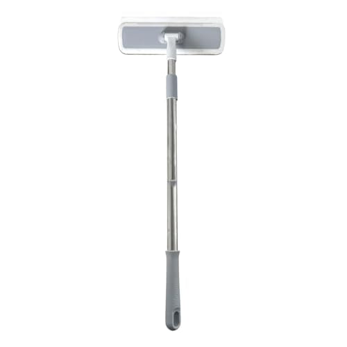 2-in-1 Window Screen Cleaning Brush, Double-Sided Mesh Cleaner Tool for Screens, Patio, Porch, Door and Window, Dry & Wet Use, Small Handheld Screen Brush for Dust and Grime (White & Gray) - color: White & Gray