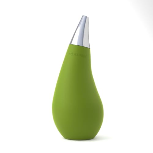 Kitchen Bathroom Counter top Squeezable Soap Dispensers Tear Drop Shape Bottle (Green, ~7oz) - color: Green, size: ~7oz