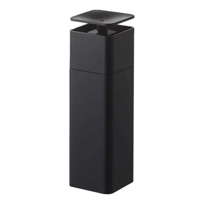 Yamazaki Home One Handed Dispenser, Plastic, 8.5 Fluid oz. | 250 milliliters, No Assembly Req. - color: Black