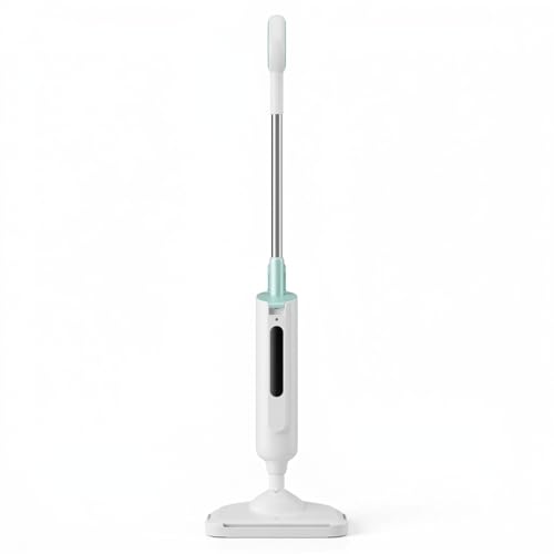 Steam Mop for Hardwood Floors, Tile, Grout, Laminate, and Vinyl - Multi-Functional Steam Cleaner with Reusable Washable Pads and Handheld Attachments