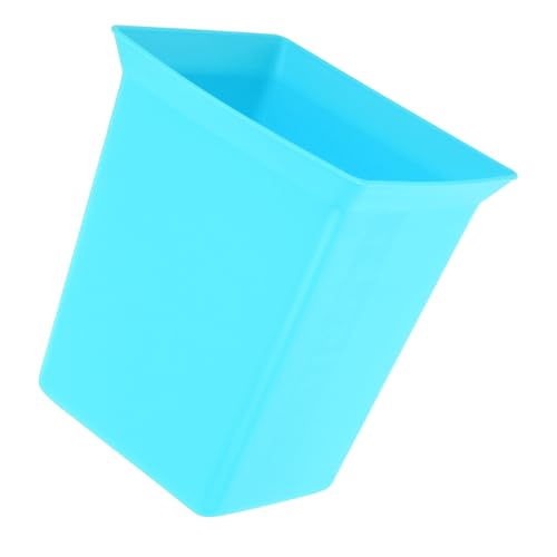 Portable Plastic Utility Basket Compact Cleaning Supplies Caddy Organizer for Hotel and Household Use Elegant and Multifunctional Storage Easy Mobility for Housekeeping Tasks - color: Sky-blue