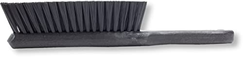 SPARTA 8 Inch Soft Counter Brush with Polyester Bristles and 5 Inch Handle, Color Coded Handheld Broom for Tables Countertops and Foodservice Surfaces, 13 Inch Overall Length, Black - color: Black