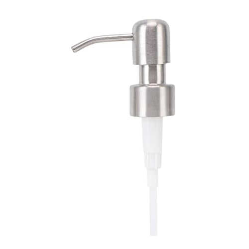 Generic 500ml Stainless Steel Refillable Lotion Bottle with Easy Press Design for Bathroom Toiletries Home Office Restaurant