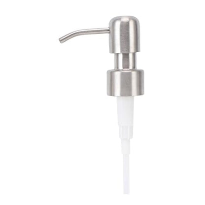 Generic 500ml Stainless Steel Refillable Lotion Bottle with Easy Press Design for Bathroom Toiletries Home Office Restaurant